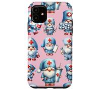 Pink Nurse Accessories For Women Cute Pattern Nursing GNOME Carcasa para iPhone 11
