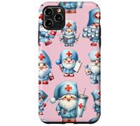 Pink Nurse Accessories For Women Cute Pattern Nursing GNOME Carcasa para iPhone 11 Pro MAX