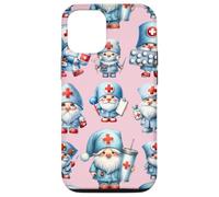 Pink Nurse Accessories For Women Cute Pattern Nursing GNOME Carcasa para iPhone 12/12 Pro