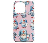 Pink Nurse Accessories For Women Cute Pattern Nursing GNOME Carcasa para iPhone 13 Pro