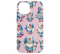 Pink Nurse Accessories For Women Cute Pattern Nursing GNOME Carcasa para iPhone 14