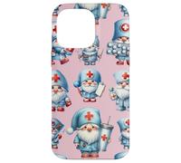 Pink Nurse Accessories For Women Cute Pattern Nursing GNOME Carcasa para iPhone 14 Pro MAX