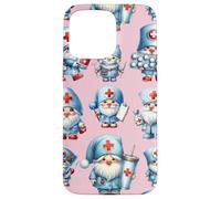 Pink Nurse Accessories For Women Cute Pattern Nursing GNOME Carcasa para iPhone 15 Pro MAX
