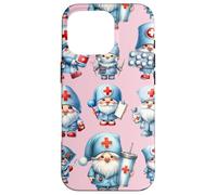 Pink Nurse Accessories For Women Cute Pattern Nursing GNOME Carcasa para iPhone 16 Pro