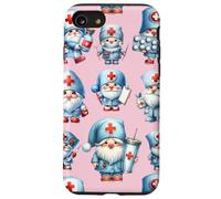 Pink Nurse Accessories For Women Cute Pattern Nursing GNOME Carcasa para iPhone SE (2020) / 7/8