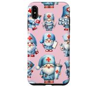 Pink Nurse Accessories For Women Cute Pattern Nursing GNOME Carcasa para iPhone XS MAX