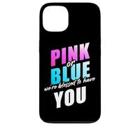 Pink or Blue We're Blessed... Christian Faith Gender Reveal Carcasa para iPhone 13