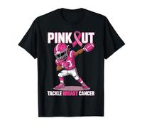 Pink out Football Tackle Breast Cancer Awareness Camiseta