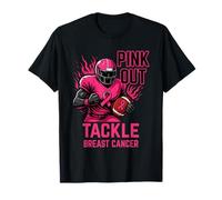 Pink out Tackle Breast Cancer Awareness American Football Camiseta
