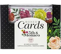 Pink Paislee Tarjetas/ENVS A2 40/Box 5TH, 5º y Mónaco, talla única