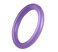 Pink Palm Brazalete para mujer, pulsera natural de color morado, barra redonda de jade de jade, joyería, pulsera, morado, 60 mm (morado-60 mm)