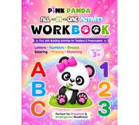 Pink Panda All-In-One Activity Workbook: Fun, Skill-Building Activities for Toddlers & Preschoolers