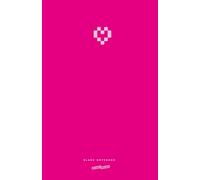 Pink Paperback Notebook - Blank Pages - 8.5 x 5.5 Inch - Pixel Heart: Perfect for notes, sketches, journaling, and creative projects