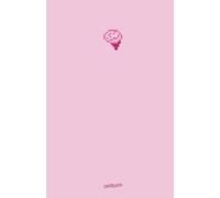Pink Paperback Notebook - Dotted Pages - 8.5 x 5.5 Inch - Pixel Brain: Perfect for notes, sketches, journaling, and creative projects