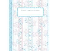 Pink & Pastel Blue Coquette Composition Notebook Cute Flowers: Pretty Aesthetic Vintage Floral Journal for Women, Teens and Girls (Floral Design Journal for Daily Use) | Wide Ruled