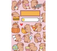 Pink Pastel Capybara Bullet Journal: Kawaii Animal Notebook with Matte Cover and 120 Dotted Pages for Scrapbookers, Teens, College Writers, and ... Playful Stationery and Cozy Everyday Planning