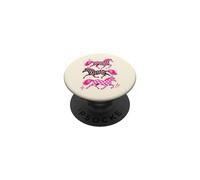 Pink Pattern Horses Western Horse Girl Leopard Zebra PopSockets PopGrip Adhesivo