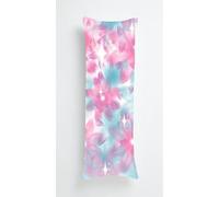 Pink Petals Body Pillow Case Cover 50x135cm, Long Backrest Cushion Pillow Protector with Zipper, Decorative Bedding Pillowcase, Soft Body Pillow Cover for Couch Bedroom Stars