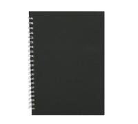 Pink Pig Silk - Cuaderno de bocetos (A4, papel blanco, 150 g/m2, 35 páginas), color negro