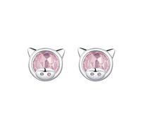 Pink Piggy Stud Earrings For Girls Cute Animal Pig Ear Studs Jewelry