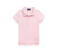 Pink Polo de piqué de algodón elástico 5 YRS