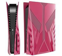 (Pink) Ps5 Plates For Ps5 Accessories, Hard Shockproof Cover Ps5 Skins Shell