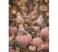 Pink Pumpkin Notebook - Cute Halloween Journal for Writing and Everyday Notes: A Dreamy Floral Design Inspired by Secret Gardens and Gentle Autumn Magic