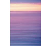 Pink, Purple & Blue Blurz Sunset Journal: 160 white lined page diary. Hardcover.