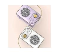 (pink) Retro Portable Bluetooth Speaker, Mini Wireless Speaker with TF Card Slot, Long Battery Life, Built-in Controls for Outdoor Travel