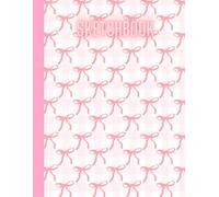 Pink Ribbon Bow Sketchbook: Pink Coquette Sketchbook, Notebook Journal for Kids teens girls and adults, Drawing notebook for writing and sketching, ... Paper Pad 8.5" x 11" - Notebook 100 Pages