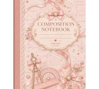 Pink Ribbon, Lace and Pearl Math Composition Notebook: College Ruled 7.5 x 9.25 Math Notebook for Teen Girls, Students, Algebra, Geometry, Homework, Class Notes, and School