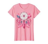 Pink Ribbon Native DreamCatcher - Atrapasueños para cáncer de mama Camiseta