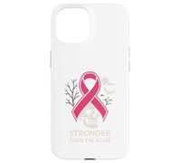 Pink Ribbon Stronger Than Scare Cool - Cinta Rosa para Halloween para Mujer Carcasa para iPhone 15