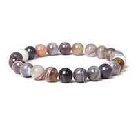 Pink Rose Crystal Quartzs Bracelets Women Natural Stone Streche Bracelet Elastic Cord Jewelry-23_23cm