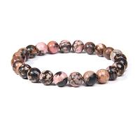 Pink Rose Crystal Quartzs Bracelets Women Natural Stone Streche Bracelet Elastic Cord Jewelry-27_17 centimeters