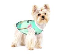 Pink Roses by the bench - Camiseta de alta calidad para perro, ropa suave 100% algodón para perros, perfecta para perros pequeños a medianos, camisas elegantes y cómodas para perros, talla L