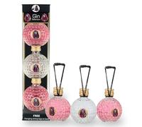 Pink Royal Gin Baubles & Pink 47 Gin Baubles | 3 x 5 hristmas Gin Gift Set, Miniatures