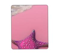 Pink Sand Beach - Alfombrilla de mouse para computadora con costuras antidesgaste, textura impermeable con base de goma antideslizante, adecuada para portátiles, oficina y hogar, alfombrillas de mouse