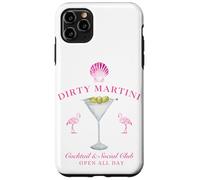 Pink Sea Shell Dirty Martini Social Club Flamingo Carcasa para iPhone 11 Pro Max