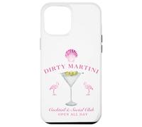 Pink Sea Shell Dirty Martini Social Club Flamingo Carcasa para iPhone 12 Pro Max