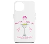Pink Sea Shell Dirty Martini Social Club Flamingo Carcasa para iPhone 13