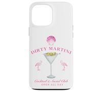 Pink Sea Shell Dirty Martini Social Club Flamingo Carcasa para iPhone 13 Pro Max