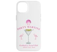 Pink Sea Shell Dirty Martini Social Club Flamingo Carcasa para iPhone 14 Plus