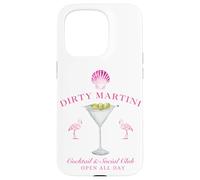 Pink Sea Shell Dirty Martini Social Club Flamingo Carcasa para iPhone 15 Pro