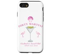 Pink Sea Shell Dirty Martini Social Club Flamingo Carcasa para iPhone SE (2020) / 7 / 8