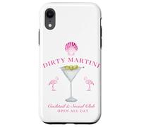 Pink Sea Shell Dirty Martini Social Club Flamingo Carcasa para iPhone XR