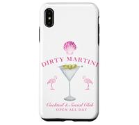 Pink Sea Shell Dirty Martini Social Club Flamingo Carcasa para iPhone XS Max