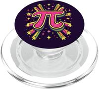 Pink Shooting Star Pi - Arte Kawaii de Ciencia matemática PopSockets PopGrip para MagSafe