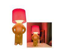 (Pink)Shy Man Lamp, Naughty Boy Creative Desk Lamp A Little Desk Shy Man Lamp -cdsx[PB]