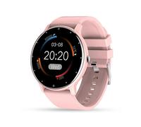 (pink) Smart Watch Fitness Tracker Blood Pressure Heart Rate Men Women Sport Watches
